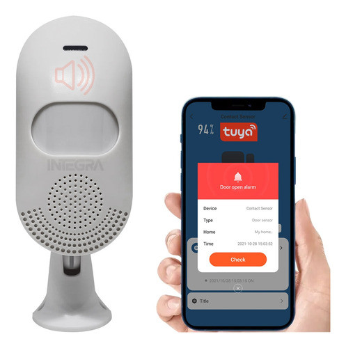Sensor Detector De Movimiento Wifi Smart Alarma Inteligente 0