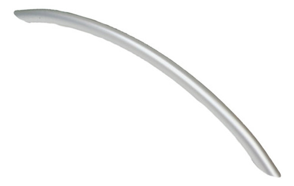 Manija Oval 160mm Aluminio Cromo Mate Para Mueble De Cocina 0