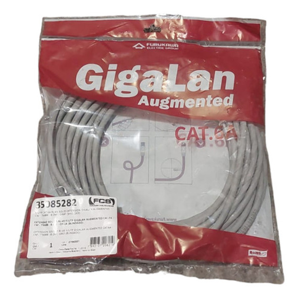 Extensão Furukawa Rj-45 F/utp Gigalan Cat.6a 8.0m (blindado) 0
