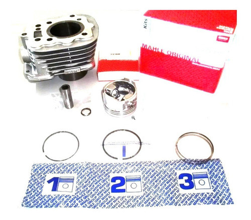 Kit Cilindro + Pistón Honda Cg Today Titan 125 H/2001 Mahle 0