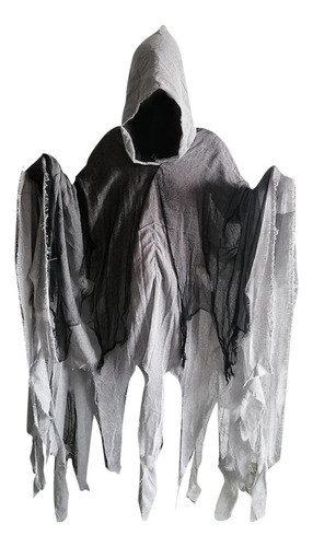 Capas De Halloween, Fantasia De Cosplay, Vestido Cinza 0