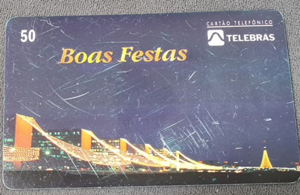 Cartão Telefônico Boas Festas Esplanada Dos Ministérios 0