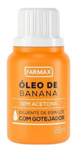 Farmax Óleo De Banana Diluente De Esmaltes 28ml 0