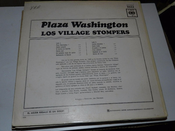 Vinilo 1056 - Los Village Stompers - Plaza Washington 1