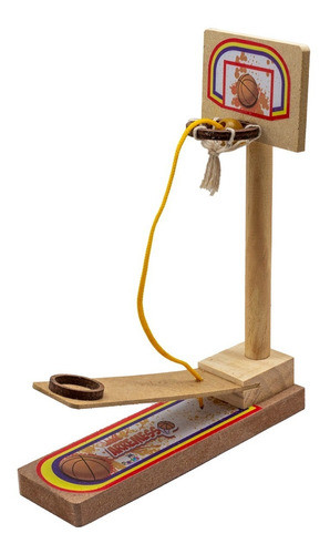 Jogo Basquete De Mesa Brinquedo Em Madeira Presente Esporte 0