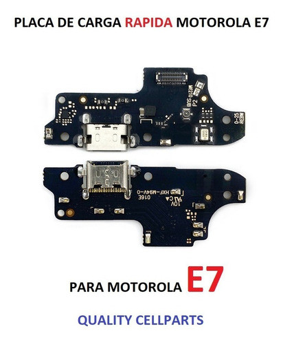 Placa Pin Usb Mic De Carga Rápida Para Motorola E7 Xt-2095 1