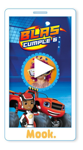 Blaze Y Los Monster Machines Invitación Animada En Video 0