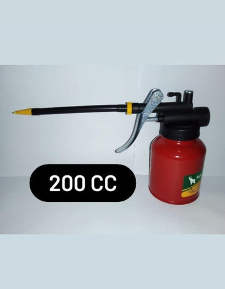 Aceitera Manual Metalica 300 Cc Pico Rigido Y Flexible 0