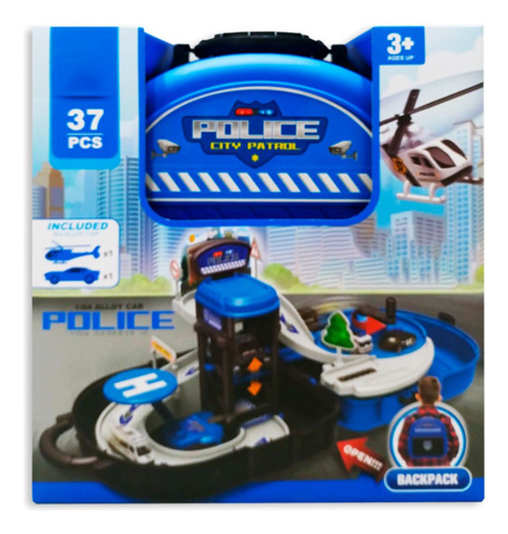 Set De Estacionamiento De Policias Mochila 0