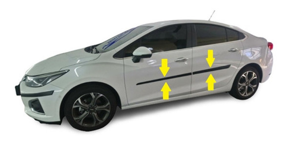 Baguetas Chevrolet Cruze 4 Puertas 2014 Para Pintar Xxz 1 Baguetas Chevrolet Cruze 4 Puertas 2014 Para Pintar Xxz 1