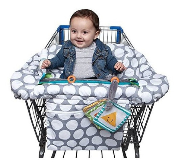 Boppy Luxe Jumbo Dots Carrito De La Compra Y De Alta Diseño 0