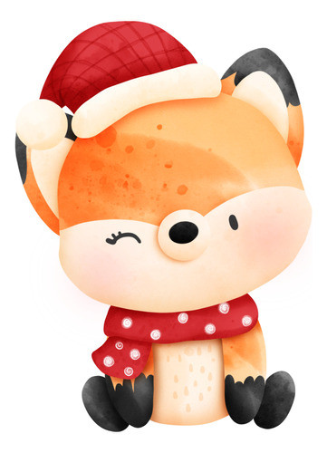 Kit Cliparts Animalitos Navidad Imagenes Png Navideños #n113 0