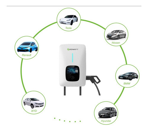 Cargador De Vehículo Eléctrico 7kw Growatt Thor 07as-p 1