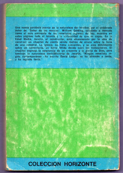Libro La Construcción De La Torre De W. Golding 1