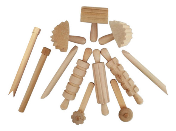 Ferramentas De Massas De Madeira Brinquedos Educativos 0