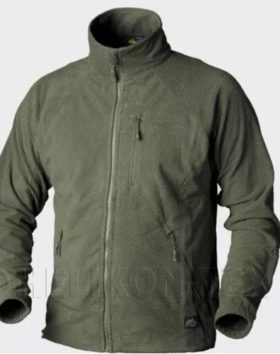 Helikon Tex Campera Tactica Polar Alpha Verde Xl Usada 0
