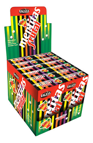 Mentitas Pastillas Frutales Caja De 12 Unidades 312g 0