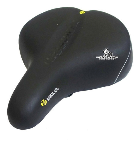 Asiento Bicicleta Velo Plush D2 Vl-8127 Elastomeros Comodo 0