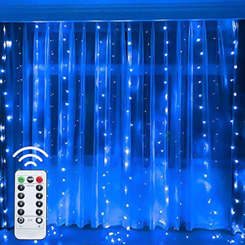 Twinkle Star 300 Led Cortina De Ventana Cadena De Luces Con 0