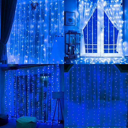 Twinkle Star 300 Led Cortina De Ventana Cadena De Luces Con 1