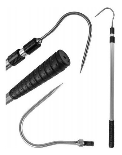 Bichero Telescópico Para Pesca Material Aluminio 1