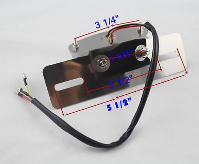 Led Posterior Funcionamiento Freno Parada Luz Placa Soporte 1