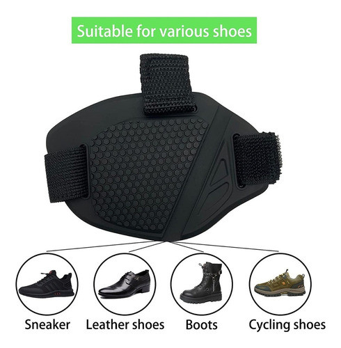 Protector Zapato Calzado Ajustable Para Palanca Cambios Moto 1