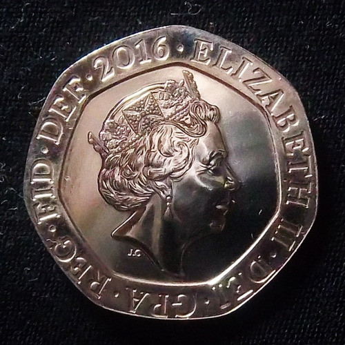 Gran Bretaña 20 Pence 2016 Sin Circular Km 1336 1