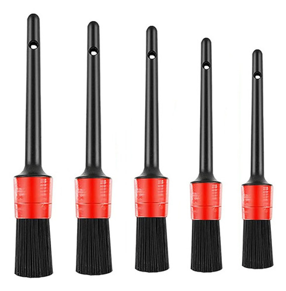 Kit 5 Brocha Pincel Premium Para Detailing Exterior 0