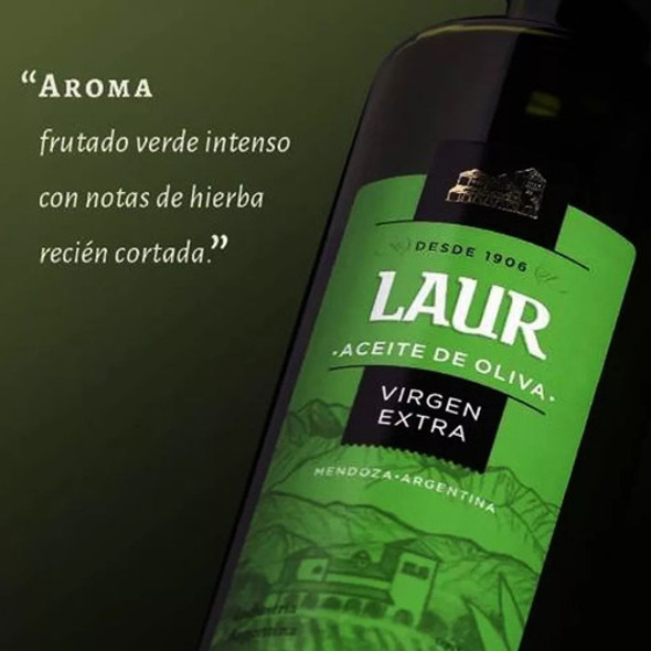 Aceite De Oliva Extra Virgen Laur 500ml Ml Vidrio X 3 1