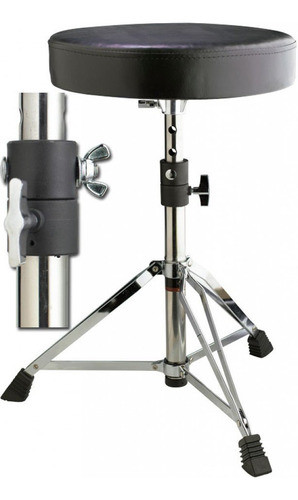Stagg Dt35 Banqueta Para Bateria Asiento Redondo 0