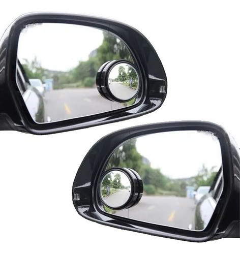 Espejo Convexo X2 Punto Ciego 5cm Adhesivo Amplia Auto Moto 0