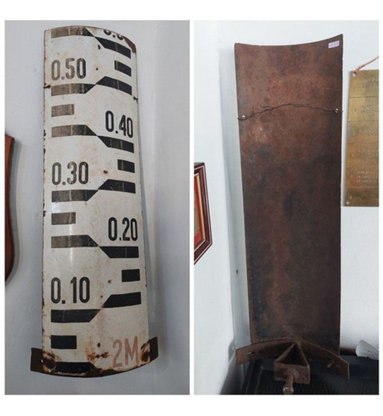 Medidor De Nivel De Agua Para Río - Metal Enlozado - 616 0