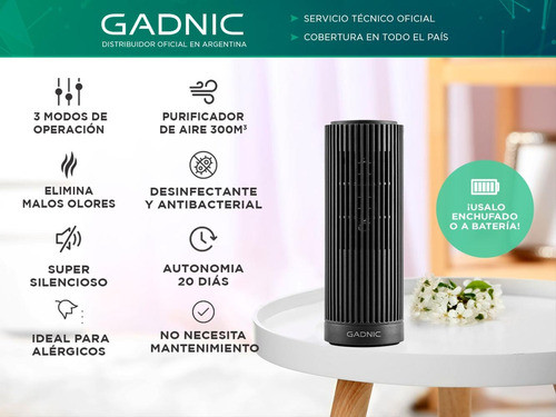 Gadnic O3p Pro - Ozonizador 12mg Gris 1