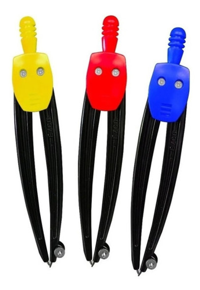 Compas Escolar Sky Plastico Color Con Mina 0