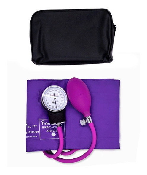 Aparelho De Pressão Adulto Velcro Lilas Premium 1