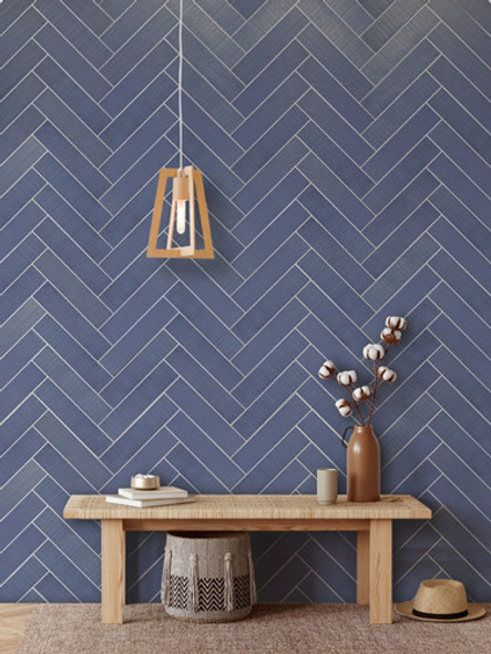 Ceramica Veneto Azul Noche Mate 7x30.   S Iceland Subway Piu 1