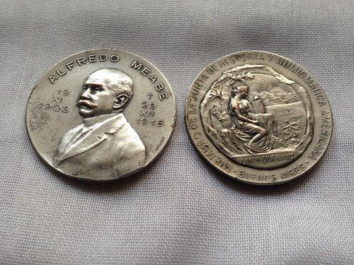 Antigua Medalla  De Historia Ernesto Quesada 1903-1934 1