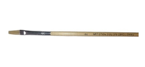 Pincel Chato Cerda Nº 2 Serie 579 Mango Largo Ad 0