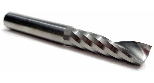 Fresa Cnc Router 1 Filo Metal Duro Ø 6mm X 30mm Wood 0