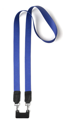 Strap 25 Azul Con Adaptador Para Colgarte El Celu 0