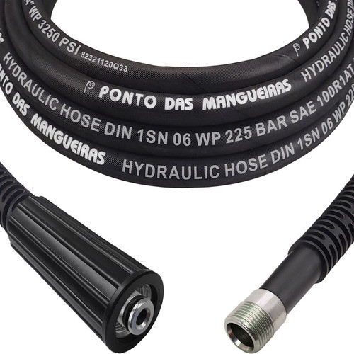 10 Mt Mangueira Prolongadora Extensora Trama Aço Wap 4100 1