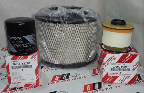 Kit Filtros Originales Toyota  Hilux/sw4 Año 2008 1