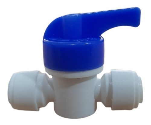 Llave De Paso Plastica Aqua Home 1/4 Manguera A Manguera 0