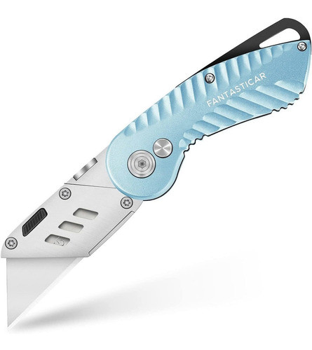 Cutter Trincheta Cuerpo Metalico Fantasticar - Sky Blue 0