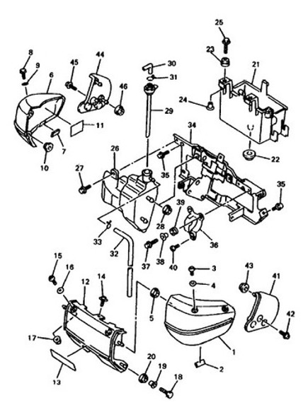 Caixa Da Bateria Yamaha Royal Star Xvz 1300 0