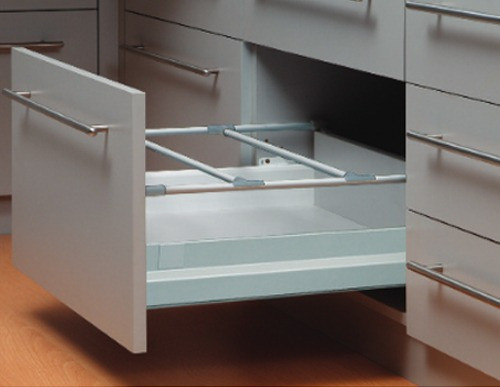 Divisores Cajones Barrales Laterales Gris Plata 500mm Häfele 1