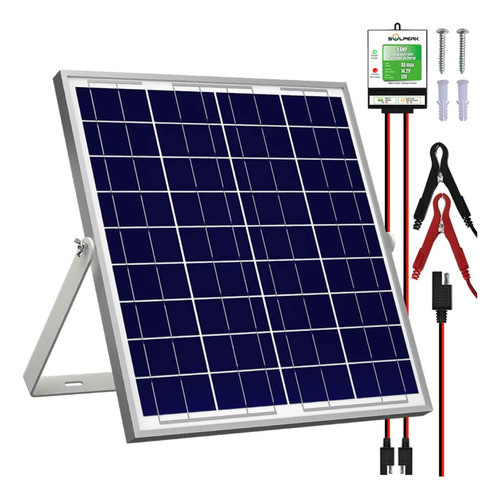 Cargador De Batería 12 Voltios 20w Policristalino Panel Sola 0