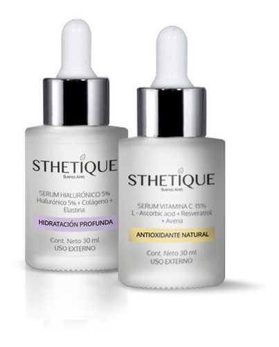Set Sthetique Duo Antiage Serum Vitamina C & Hialuronico 0