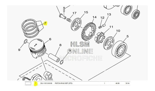 Juego De Aros Std Orig. Yamaha Xt225 Panella Motos 1